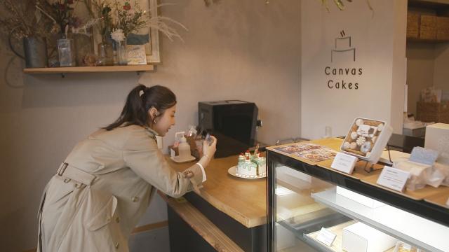 Canvas Cakes　店内