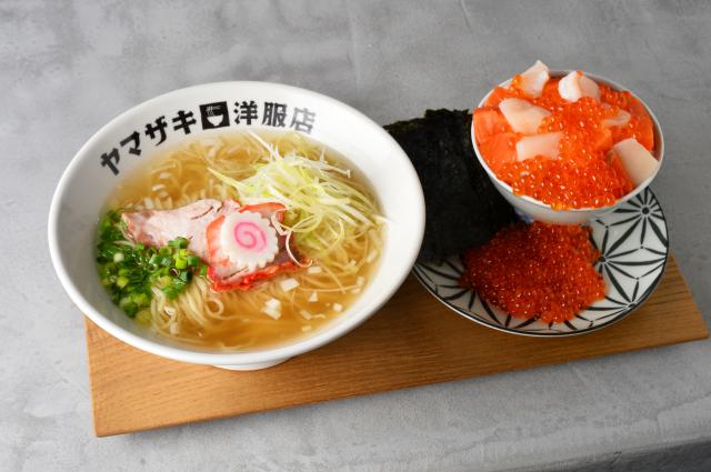 ヤマザキ洋服店　函館　ラーメン　海鮮丼