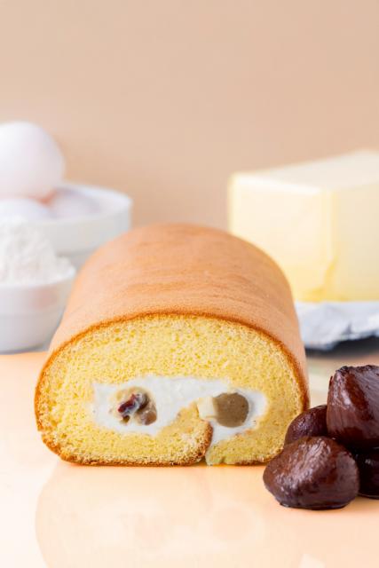 プルーストロール和栗のモンブラン