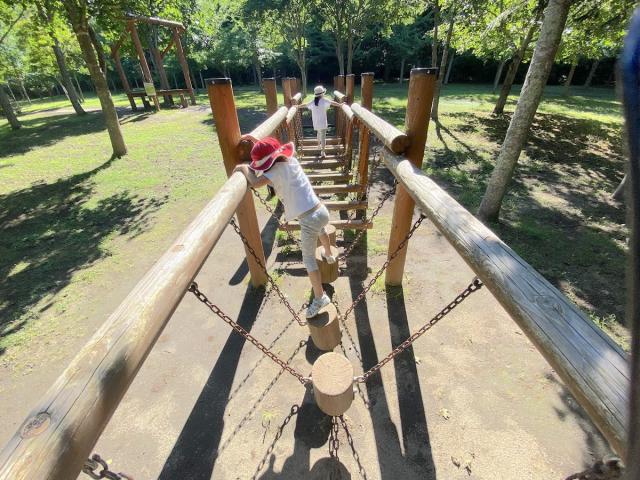 安平鹿公園キャンプ場　北海道　遊具