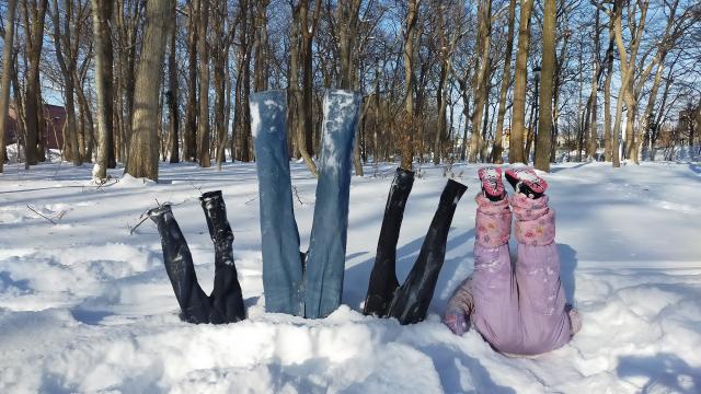 フローズンデニム　大雪