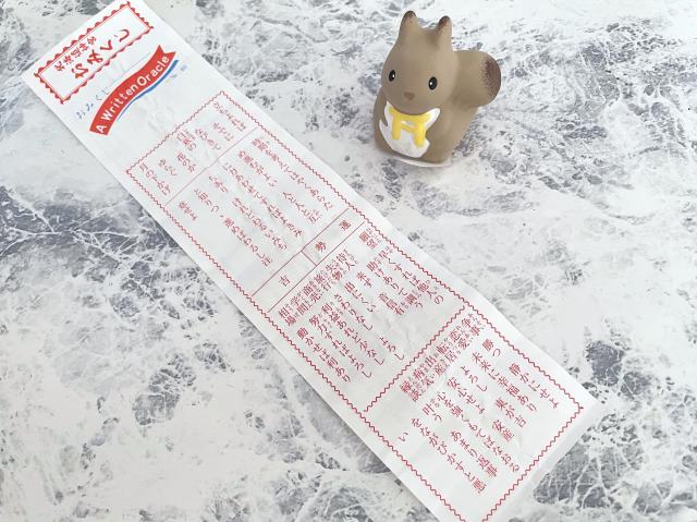 北海道神宮　エゾリスみくじ